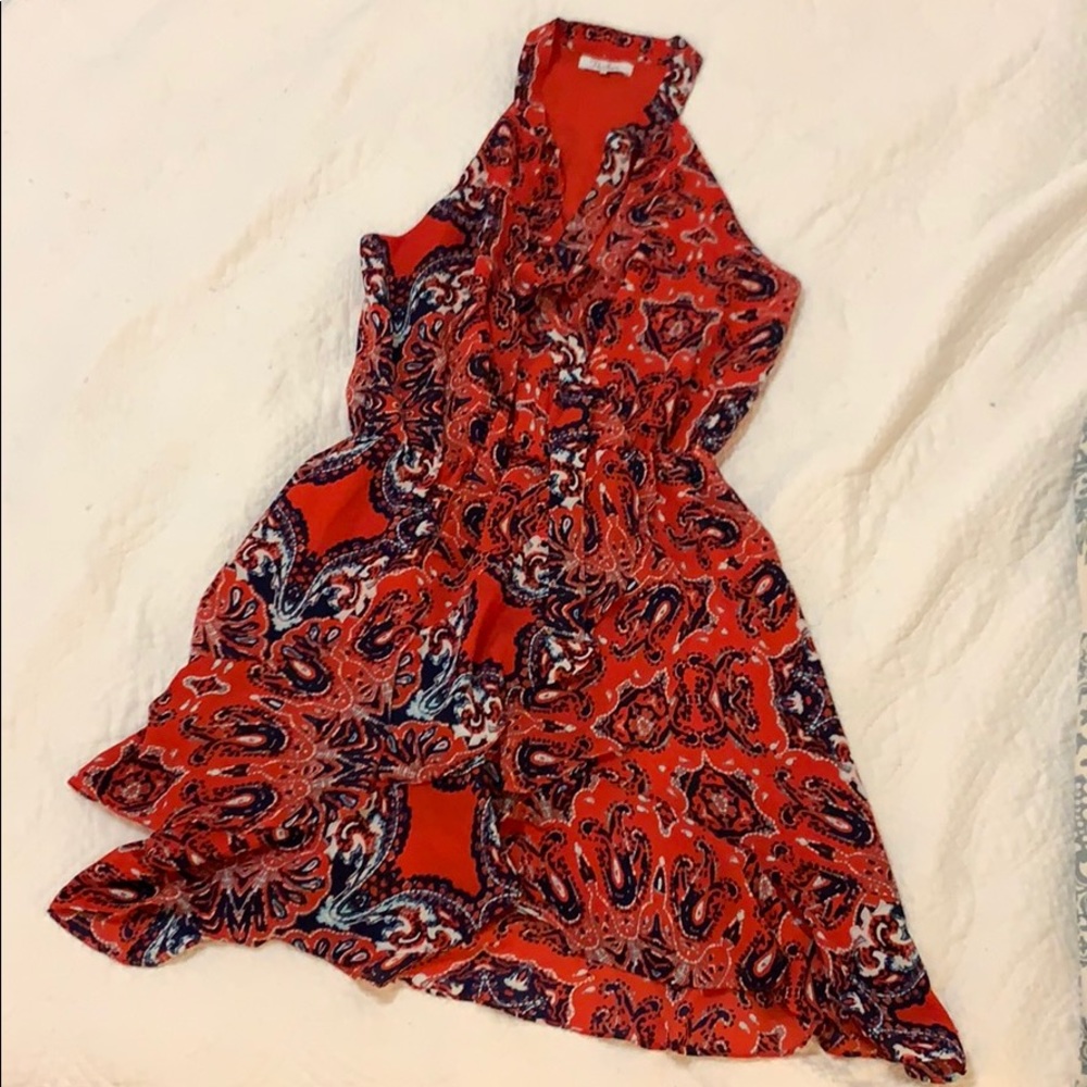 Red, white and blue dress